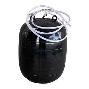 Magideal - Balloon De Enchufe De Tubería Inflable Con Tubería De Extensión Para Tapón Neumático De Sellado De Sellado De Bloqueo De La Tubería De Alcantarillado 6.5X13Cm Dn75