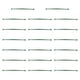 thumbnail image 1 of 20x Clips De Conexión De Enrejado Para Plantas En Crecimiento Con Flores Brazos De Estaca Para Jaula De Tomates 1,1 Cm X 30 Cm, 1 of 3