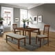thumbnail image 1 of Juego De Comedor Qatar 1400 + 2 Sillas + 2B Marron H, 1 of 8