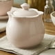 thumbnail image 3 of Azucarera Rosada De Porcelana Con Tapa, 3 of 3