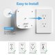 thumbnail image 5 of Extensor de enchufe BN-LINK Multi Plug, paquete de 2 con 3 puertos USB, 5 of 8