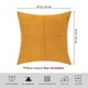 thumbnail image 2 of Paquete de 2 almohadas de cuero de 18 x 18 pulgadas, fundas de almohada decorativas de cuero sintético cosidas a mano, sofá cama, sala de estar, jardín, decoración del hogar, 2 of 5