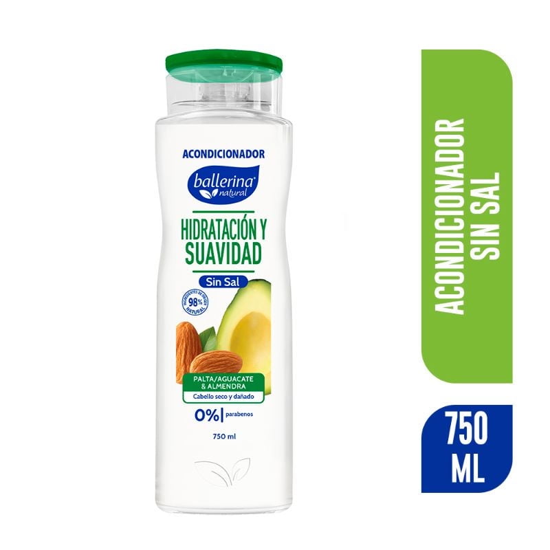 Acondicionador Palta & Almendra 750 ml Ballerina