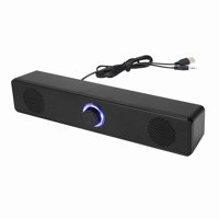 Magideal - Barra De Sonido Para Ordenador, Altavoz Estéreo Con Bluetooth 5.0, Entrada Aux De 3,5 Mm Y Botón De Interruptor, Plug And Play, Para Teléfono Y Tablet