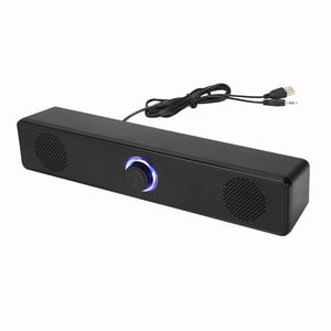 Magideal - Barra De Sonido Para Ordenador, Altavoz Estéreo Con Bluetooth 5.0, Entrada Aux De 3,5 Mm Y Botón De Interruptor, Plug And Play, Para Teléfono Y Tablet