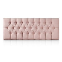 Muebles Hvm - Respaldo Capitone Antonia Hvm 2P Rosa Pastel