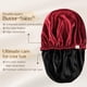 thumbnail image 3 of Gorro de satén YANIBEST de seda para mujeres y hombres que duermen, 3 of 6