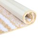 thumbnail image 4 of Alfombra de baño REGALWOVEN, alfombra de baño de microfibra extra suave y absorbente, alfombra de piso antideslizante con rayas esponjosas beige 16" x 24", 4 of 5