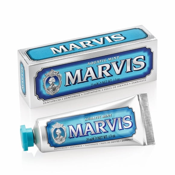Pasta de Dientes Marvis Aquatic Mint 25 ml Aliento Fresco