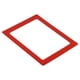 thumbnail image 4 of Uxcell 5 x 7 pulgadas Marco de imagen magnético, 3 piezas Marco magnético Marcos de fotos magnéticos reutilizables para refrigerador, rojo, 4 of 4