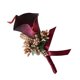 thumbnail image 3 of Lindo Calla Berry Rhinestone Novio Bodas Ramillete Vino Rojo, 3 of 5