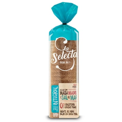 Pan De Molde Integral Masa Madre 1 Un 580 G La Selecta