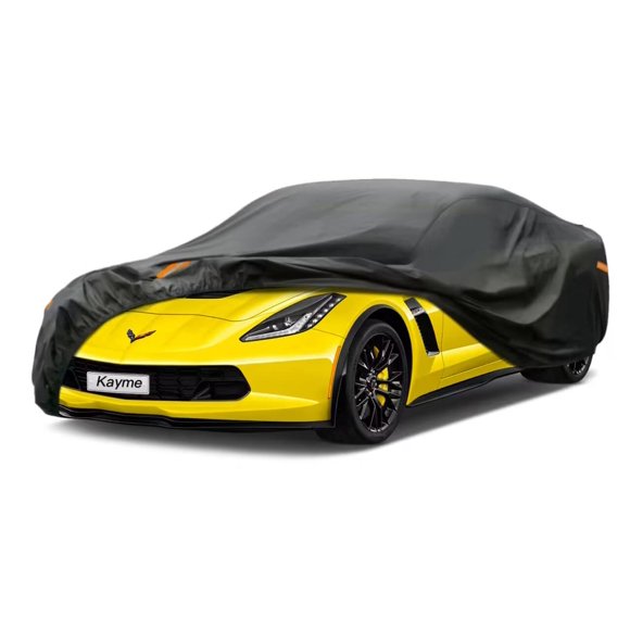 Funda para coche kayme Corvette 1980-2026 impermeable de 7 capas