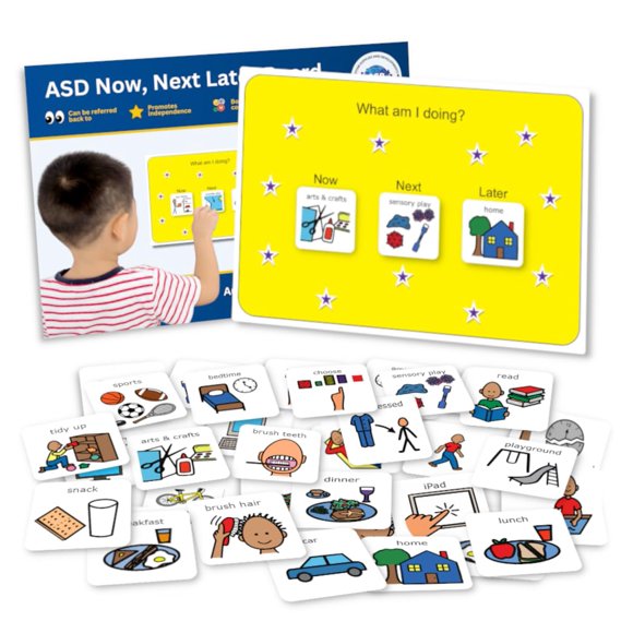 Horario Visual – Suministros y Desarrollo para Autismo y TDAH (Inglés)