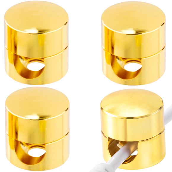 Sujetacables SmallCat color dorado para cables de cargador