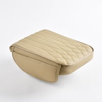 Xusx111 - Cubierta De La Consola Del Centro Del Coche, Cubierta De La Caja Del Reposabrazos Del Coche De Cuero, Almohadilla Del Reposabrazos De 12,5"" X 8,6"" X 1,9"" Con Bolsillos, Protector De La Caja