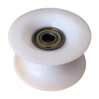 Ioensy - Rueda De Rodamiento Para Máquina De Remo, Rueda De Gimnasio Para Entrenamiento De Fuerza Física, Entrenamiento Blanco