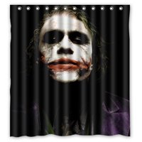 Pinghai - Cortina De Ducha De Batman Joker Con Ganchos (167 X 183 Cm)