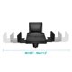thumbnail image 2 of Par de soportes de pared para altavoces Monoprice 14‑28 cm giratorio e inclinable, 2 of 6