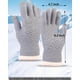 thumbnail image 2 of 4 pares Mujer Invierno Guantes de pantalla táctil, Caliente forro polar Tejido a punto Guantes elásticos Puño Invierno Texto Guantes, 2 of 7