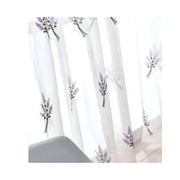 Genérico - Juego De Visillos Lavanda 140X230 Cm 2 Paños