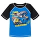 thumbnail image 3 of Set de natación Hot Wheels para niños pequeños Rash Guard 2T azul/negro, 3 of 4