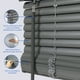 thumbnail image 3 of Cortina Roller Persiana Pvc 100x165 Cm Veneciana Manuales Guiza, 3 of 8
