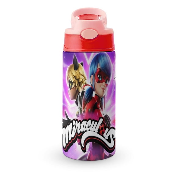 Botella de Agua Desmarcar Miraculous Ladybug Rosa 12 oz