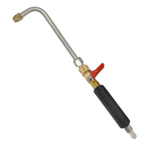 Ioensy - Varilla De Extensión Para Hidrolavadora De 1/4 De Pulgada, Conexión Rápida, Accesorio Profesional, Curva De 90 Grados