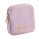 thumbnail image 3 of Bolsa de almacenamiento para almohadillas menstruales Bolsa portátil para la menstruación Accesorios fáciles de usar Flocado Bolsa duradera para el pr , Rosado, 3 of 5