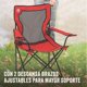 thumbnail image 3 of Silla De Camping Coleman Quad Cooler Roja, 3 of 5