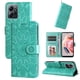 thumbnail image 3 of Funda tipo cartera FOXDOCK para Xiaomi Redmi Note 12 4G , diseño girasol en relieve, cuero PU, cierre magnético, soporte y tarjetero, 3 of 5
