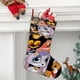 thumbnail image 2 of Billie Bust Up Tema: Calcetines de Navidad, fino lino blanco para colgar en escaleras y chimenea, decoración navideña para el hogar, regalo de Navidad.54cm×38cm, 2 of 5