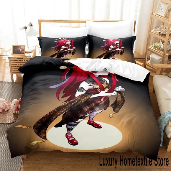Kureiji Ollie KUREIJI OLLIE Bedding Set Boys Girls Size Duvet Cover Pillowcase Bed Kid Adult Home Textileextile Bed Sheets