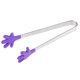 thumbnail image 1 of clip para alimentos de silicona pinza de acero inoxidable peque?a palma pinza antideslizante de hielo púrpura, 1 of 3