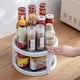 thumbnail image 2 of 1pc 360° Rotating Spice Rack Organizer, Seasoning Holder, Round Multi Functional Storage Tray, Anti Sliding Rotatable Condiment Storage Rack, Kitchen Accessories, 2 of 4