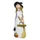 thumbnail image 1 of Estatuilla De Bruja De Halloween Estatua De Bruja Adorable Para Escoba De Decoración De Fiesta De Vacaciones, 1 of 5