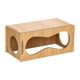 thumbnail image 4 of Túnel de hámster tubería de madera: conejillos de indias de túneles de túneles divertidos suministros para mascotas de carreras accesorios de jaula de 22x11x10cm, 4 of 5
