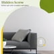 thumbnail image 4 of Toma TG Pack de 40 unidades 15 A 125 V blanco con placa sin tornillos, 4 of 7