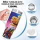 thumbnail image 5 of She-Ra: La Princesa del Poder Vaso aislado de acero inoxidable con asa, diseño temático, regalo para familia, amigos y fans; incluye pajita y encaja en el portavasos estándar, 40 oz, 5 of 6