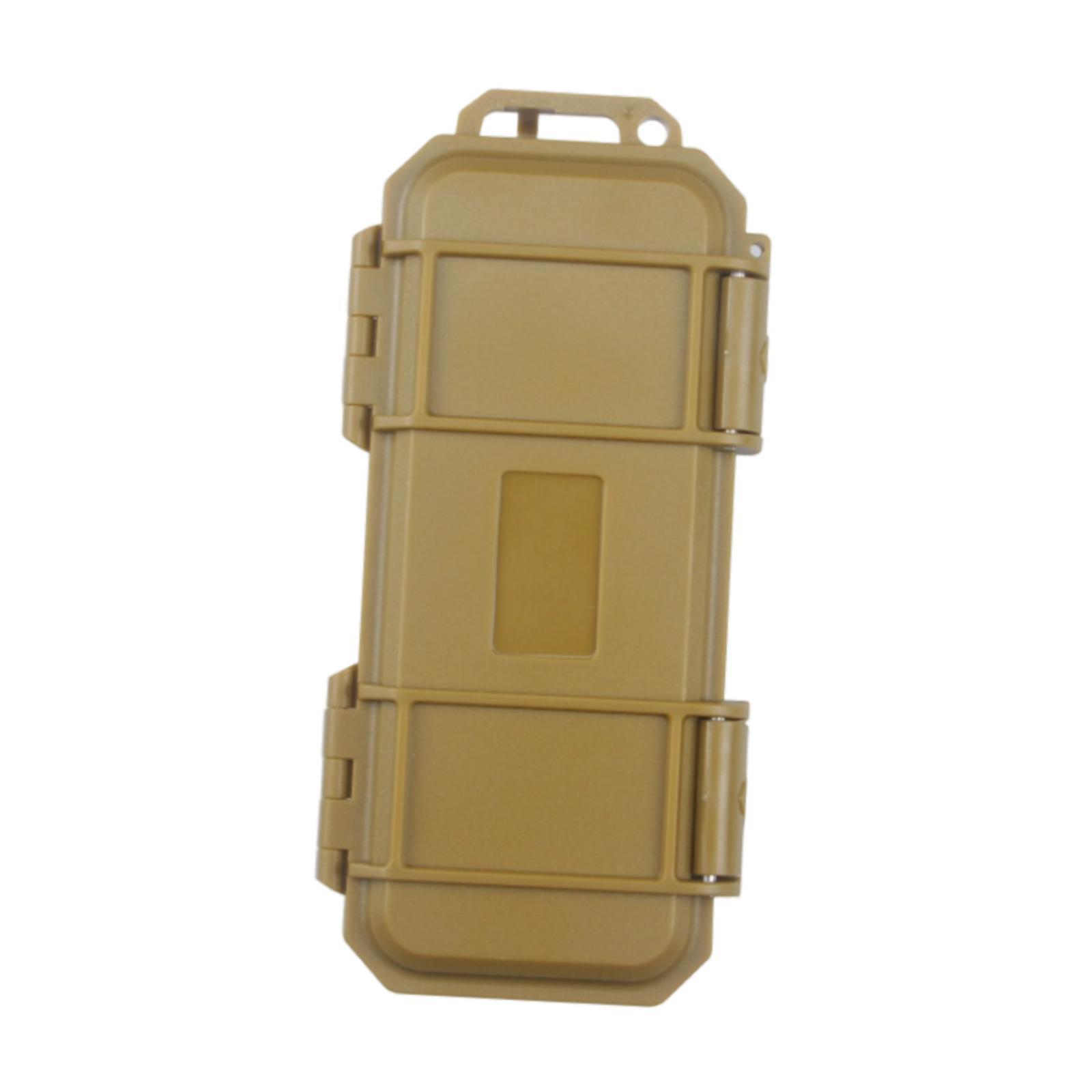 Magideal - Estuche Para Herramientas, Organizador De Herramientas, Portátil, A Prueba De Polvo, A Prueba De Caídas, Práctico, A Prueba De Golpes, Caja Rígida Par Caqui