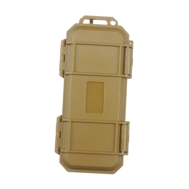 Estuche para herramientas, organizador de herramientas, portátil, a prueba de polvo, a prueba de caídas, práctico, a prueba de golpes, caja rígida par Caqui