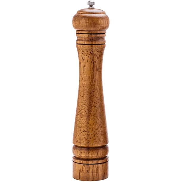 Molinillo de pimienta de madera, molinillo de pimienta de madera de grosor ajustable, mecanismo de molienda de cerámica, molinillo de sal.