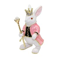 Magideal - Joyero Con Forma De Conejito De Estilo Europeo, Caja Para Guardar Pendientes Y Recuerdos. Rosa