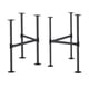 thumbnail image 1 of Juego de 2 patas de mesa Mdjwjj 71 cm × 46 cm negro, 1 of 7