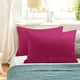 thumbnail image 1 of REGALWOVEN 2 Paquete de Fundas de Almohada de Algodón Egipcio con Cierre de Cremallera Estándar Fucsia, 1 of 7
