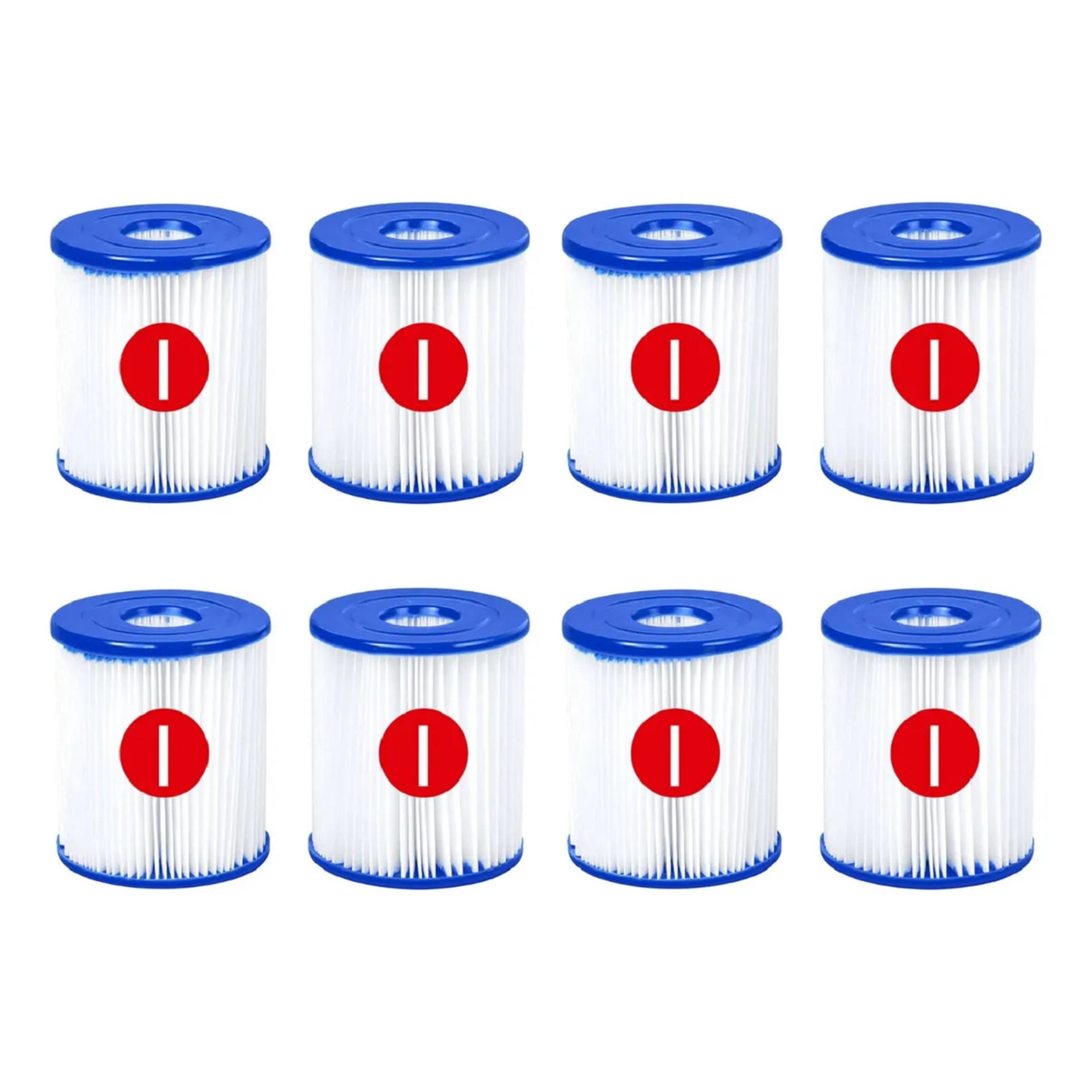 Hidroplanet - Repuesto De Filtro Cartucho Tipo I Pack 8 Unidades