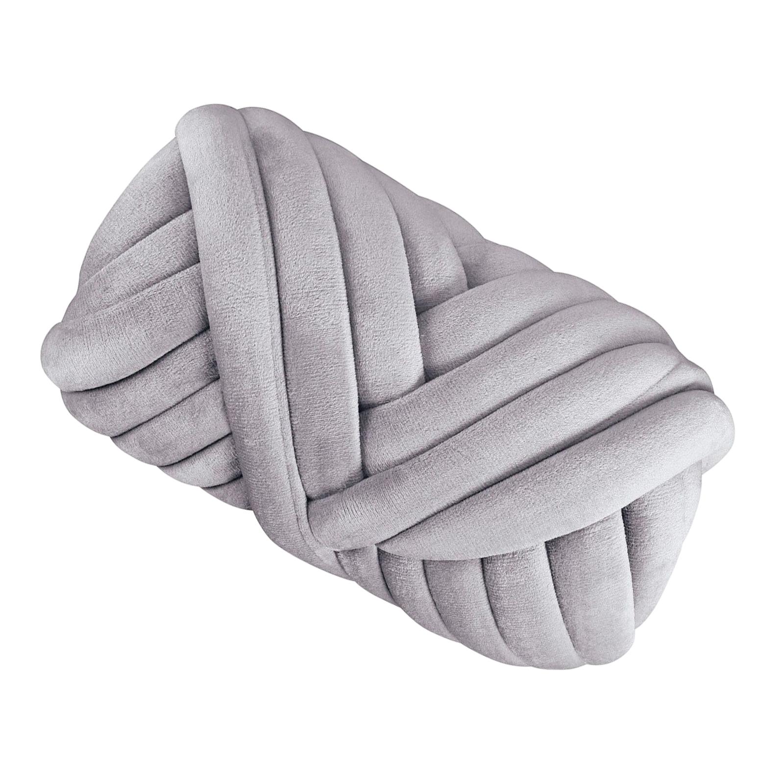 Magideal - Hilo De Poliéster De Tela Polyéster 250 G De Brazo Suave Hilo De Tejido Hilo De Tejido De Tejido De Tejido De Tejido De Tejido Para Manta De Bricolaje , Gris Claro