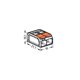 thumbnail image 4 of Conectores de cable WAGO 221-612, palancas y tuercas 10-20 AWG, paquete de 50, 4 of 5