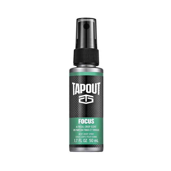 Spray corporal TAPOUT Focus para hombre, 45 ml, paquete de 1